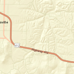 Hartwell Arkansas Street Map