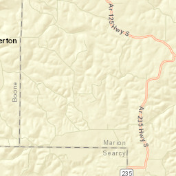 Verona Arkansas Street Map