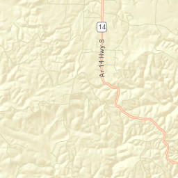 Ralph Arkansas Street Map