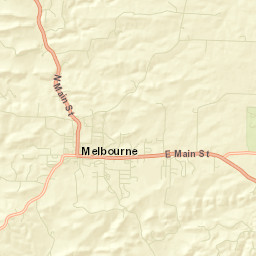 Melbourne Arkansas Street Map