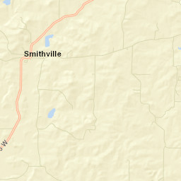 Smithville Arkansas Street Map