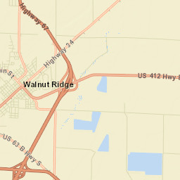 701 Cross Lane Walnut Ridge AR Street Map