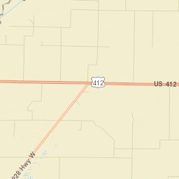 Walnut Corner Arkansas Street Map