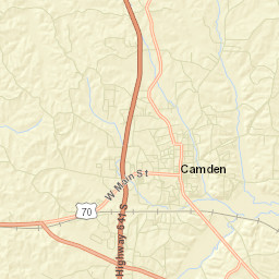 Tin Cup Tennessee Street Map