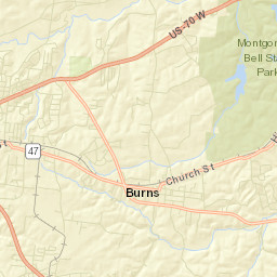 Reeders Crossing Tennessee Street Map