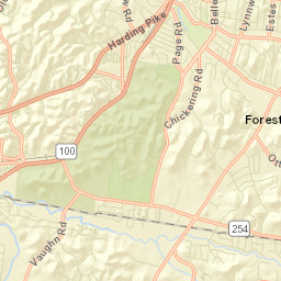 Wildwood Estates Tennessee Street Map
