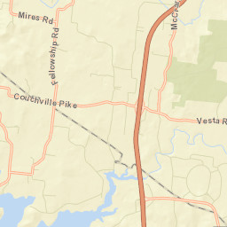Vesta Tennessee Street Map