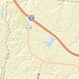 Mayland Tennessee Street Map