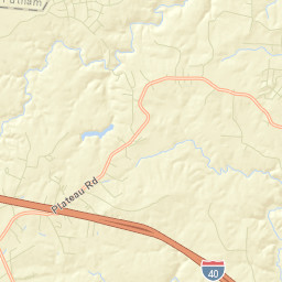 Plateau Tennessee Street Map