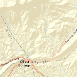 209 Roane St Oliver Springs TN Street Map