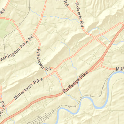 Three Points Tennessee Street Map