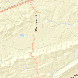Rocky Valley Tennessee Street Map