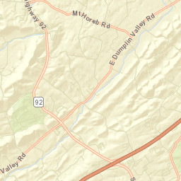 Mount Horeb Tennessee Street Map