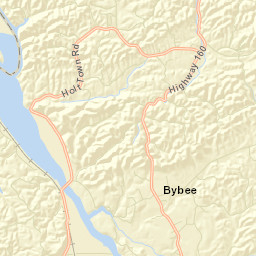 Redwine Tennessee Street Map