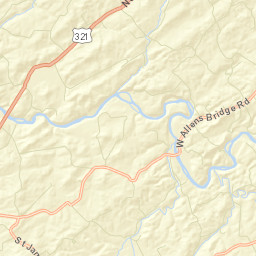 Russell Crossroad Tennessee Street Map