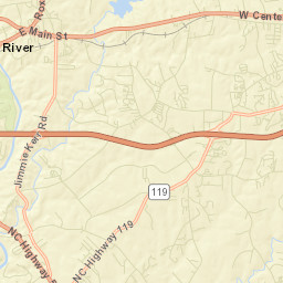 Haw River Street Map