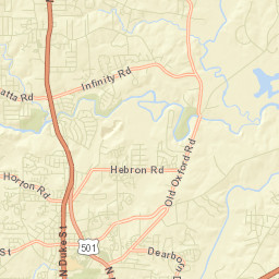 Durham County Street Map