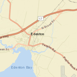 Edenton Street Map