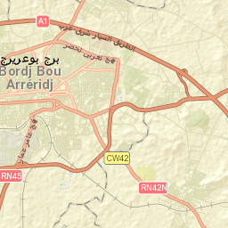 Bordj Bou Arreridj Street Map