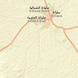 Siliana Street Map