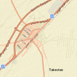 Takestan Street Map