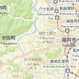 Fukui-shi Street Map