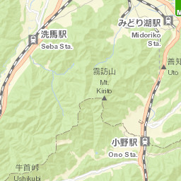 Shiojiri Street Map