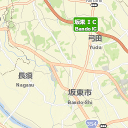 Bandō-shi Street Map
