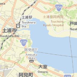 Tsuchiura-shi Street Map