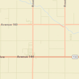 18777 Avenue 144 Porterville CA Street Map