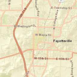 McNair Arkansas Street Map