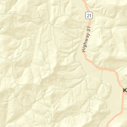 Kingston Arkansas Street Map