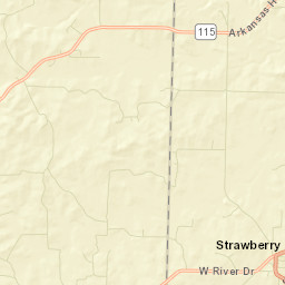 Jesup Arkansas Street Map