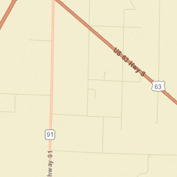 Ponders Arkansas Street Map