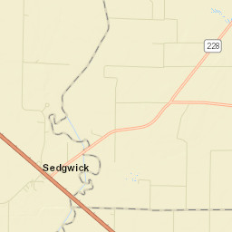 Sedgwick Arkansas Street Map