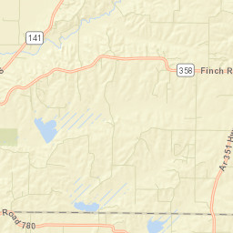 Finch Arkansas Street Map