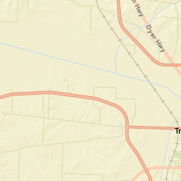 Grizzard Tennessee Street Map