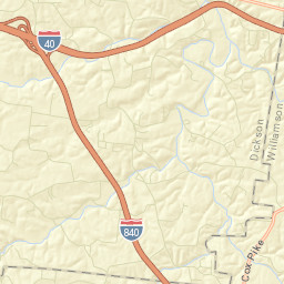 Spencers Mill Tennessee Street Map