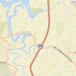 Mona Tennessee Street Map