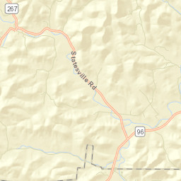Statesville Tennessee Street Map