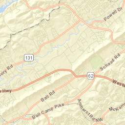 6901 Bert Newman Lane, Knoxville, TN Street Map