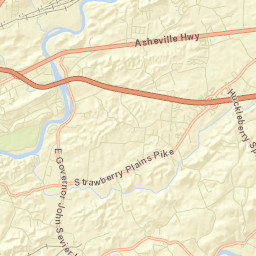 Riverdale Tennessee Street Map