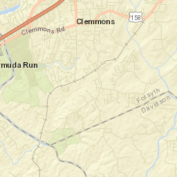 Clemmons Street Map