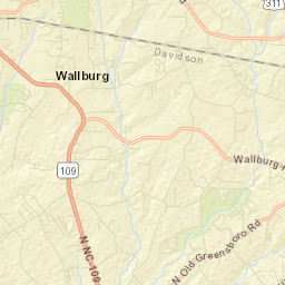 Wallburg Street Map