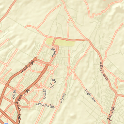 Koohsar Street Map