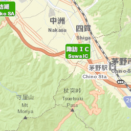 Suwa Shi Street Map