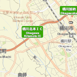 Okegawa Street Map