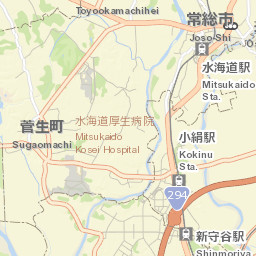 Tsukubamirai Street Map