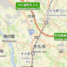 Ushiku Street Map