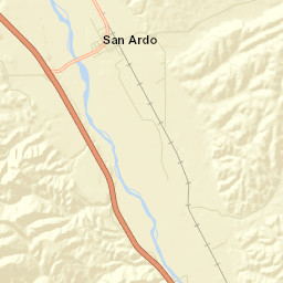 San Ardo California Street Map